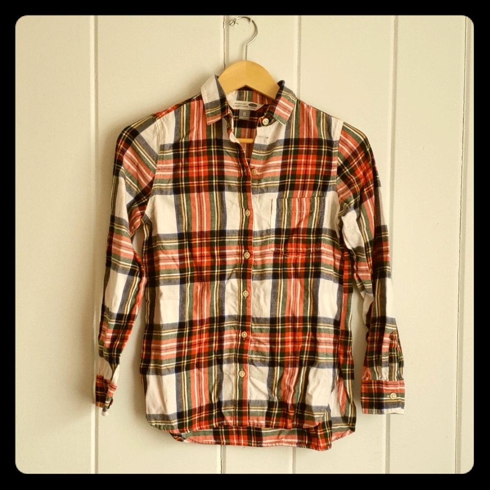Old Navy plaid button up